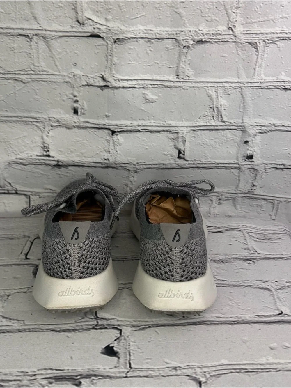 Allbirds Tree Dasher 2 Women’s Gray Knit Lace-Up Sneakers